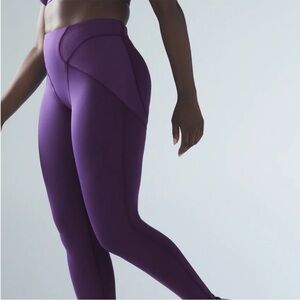 Savage x Fenty Punk Purple Ribbed Curve Alert Leggings